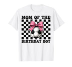Soccer Mom Soccer Mama Coquette Bow T-Shirt - Trendy Graphic for Adults
