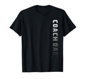 Coach Dad Soccer Football Basketball T-Shirt - Minimalist Print Unisex