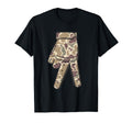 Baseball Camo Baseball Glove Sports T-Shirt - Unique Graphic Men Women