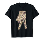 Baseball Camo Baseball Glove Sports T-Shirt - Unique Graphic Men Women