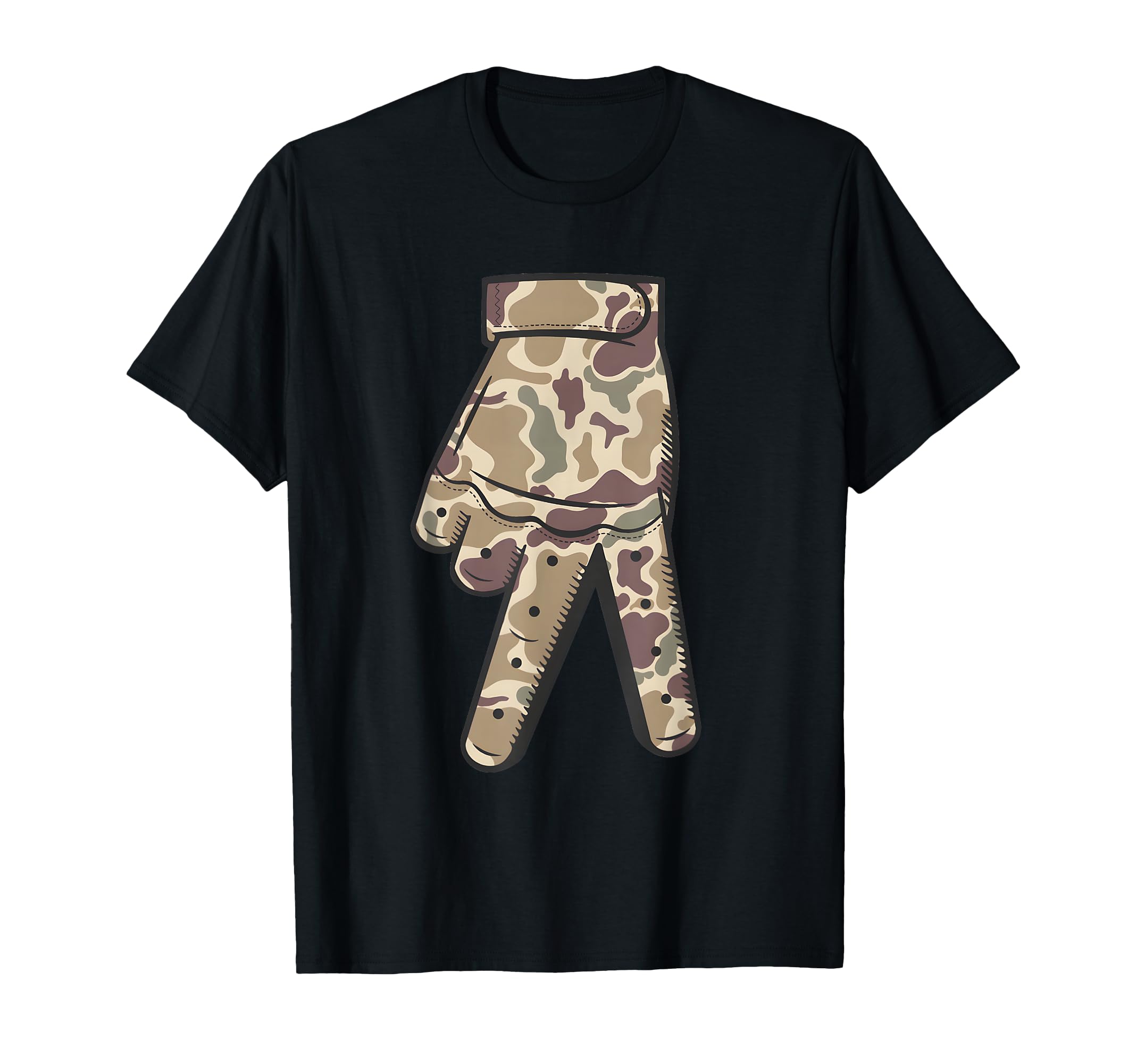 Baseball Camo Baseball Glove Sports T-Shirt - Unique Graphic Men Women