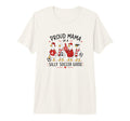 Proud Mama Silly Soccer Goose Tri T-Shirt - Casual Everyday Wear Men Women