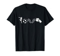 Love Soccer I Love Soccer Sport Player T-Shirt - Aesthetic Graphic Unisex