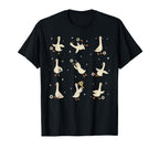 Funny Silly Goose Playing Soccer Team T-Shirt - Streetwear Style Men Women