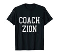 Coach Zion Custom Football Soccer Baseball T-Shirt - Graphic Print Unisex