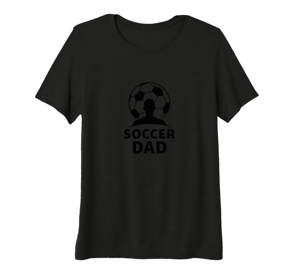 Soccer Dad Silhouette Proud T-Shirt - Casual Everyday Wear Men Women