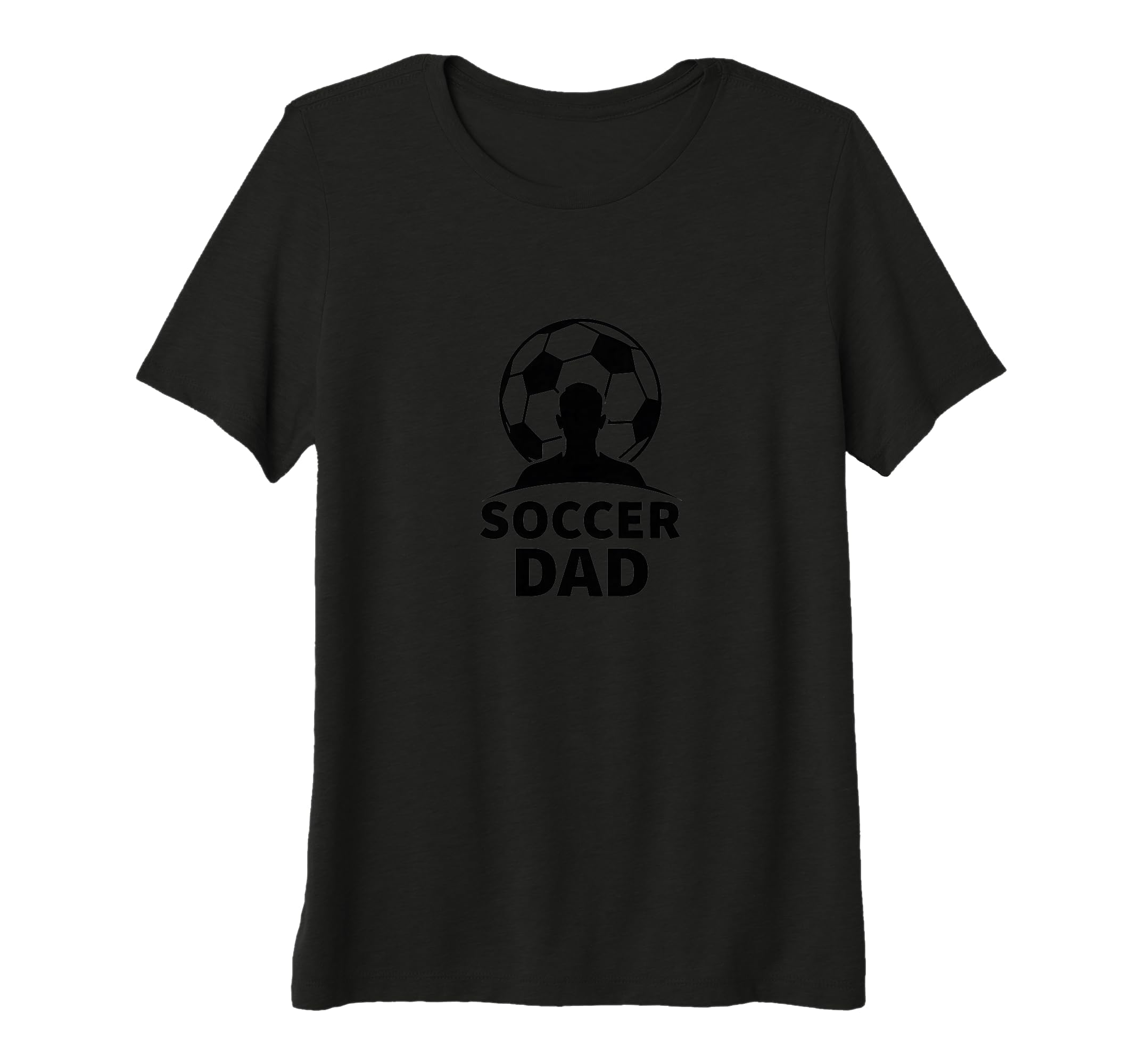 Soccer Dad Silhouette Proud T-Shirt - Casual Everyday Wear Men Women