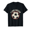 I Love Soccer Football T-Shirt - Custom Art Print Unisex