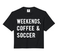 Weekends Coffee And Soccer Players Sweatshirt - Trendy Graphic Men Women