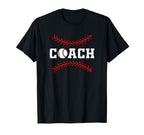 Baseball Coach T-Shirt - Casual Everyday Wear for Adults