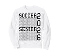 Soccer Senior Night Soccer Senior Sweatshirt - Minimalist Print Unisex