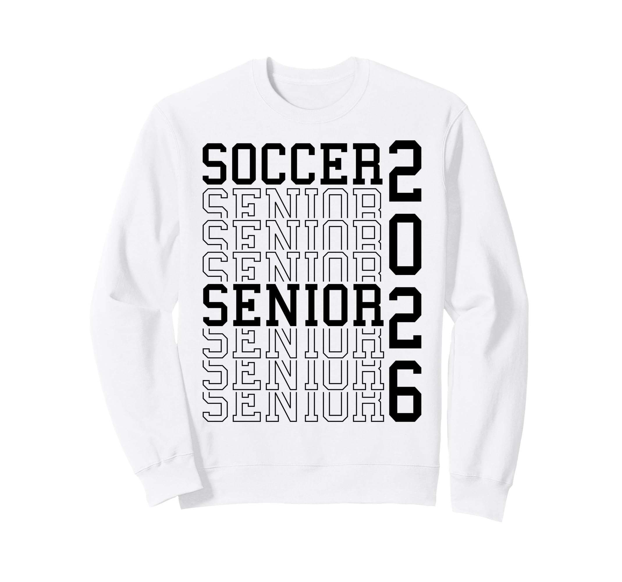 Soccer Senior Night Soccer Senior Sweatshirt - Minimalist Print Unisex