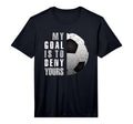 My Goal Is To Deny Yours Soccer Goalie T-Shirt - Graphic Print Unisex