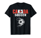 Canada Soccer Fans Jersey Support T-Shirt - Aesthetic Graphic Unisex