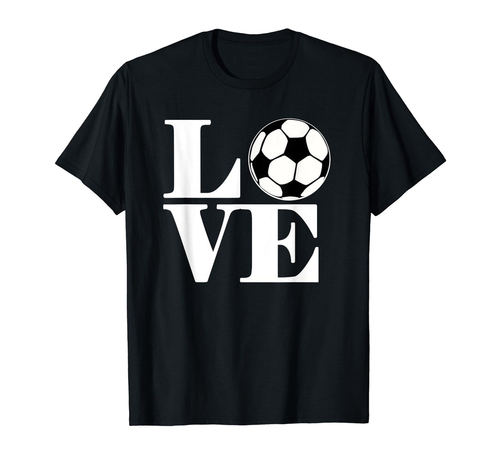 Love Soccer Soccer Ball Soccer Players T-Shirt - Trendy Graphic for Adults