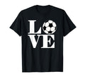 Love Soccer Soccer Ball Soccer Players T-Shirt - Trendy Graphic for Adults