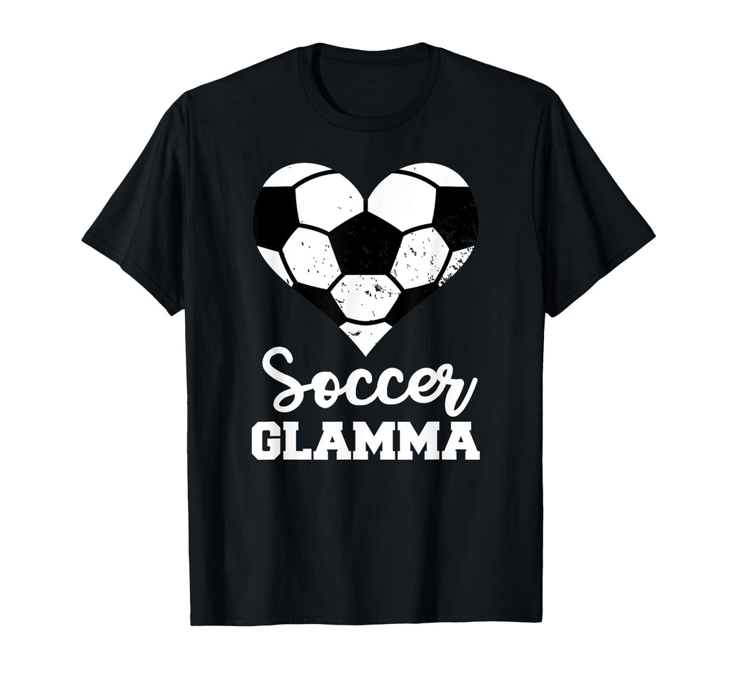Soccer Glamma Funny Soccer Heart T-Shirt - Aesthetic Graphic Men Women