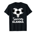 Soccer Glamma Funny Soccer Heart T-Shirt - Aesthetic Graphic Men Women