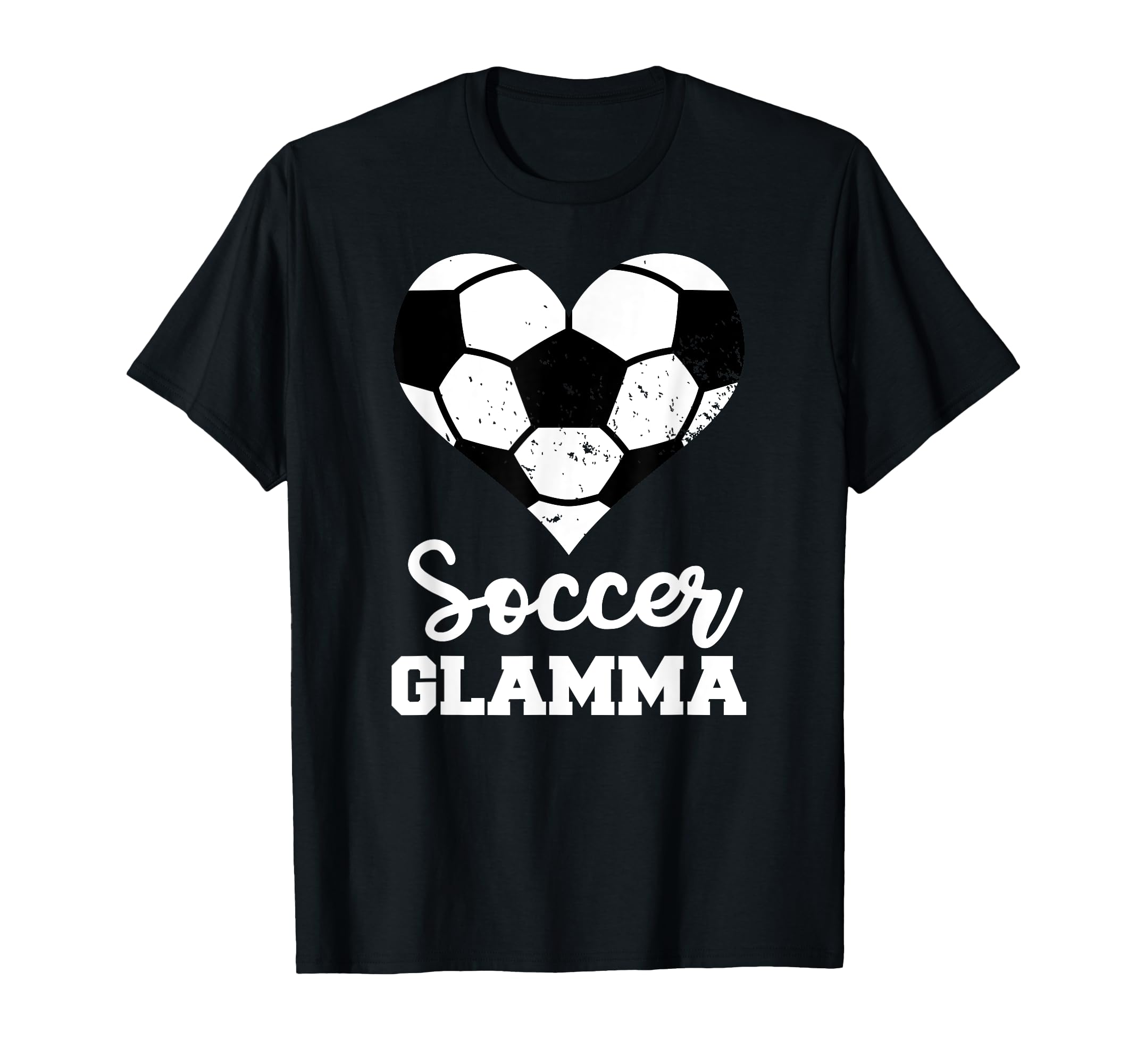 Soccer Glamma Funny Soccer Heart T-Shirt - Aesthetic Graphic Men Women