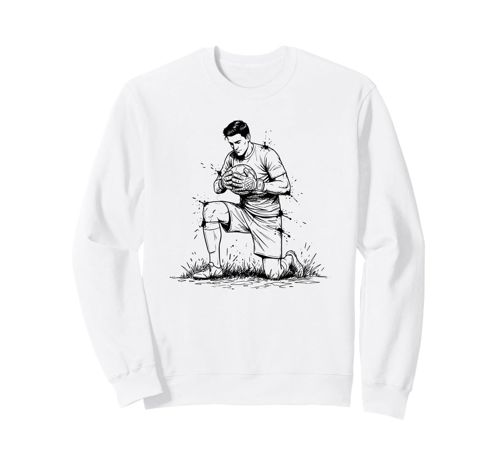 Soccer Goalkeeper Goalie Mens Sweatshirt - Custom Art Print for Adults