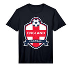 England Flag Football Soccer English Fan T-Shirt - Graphic Print Men Women
