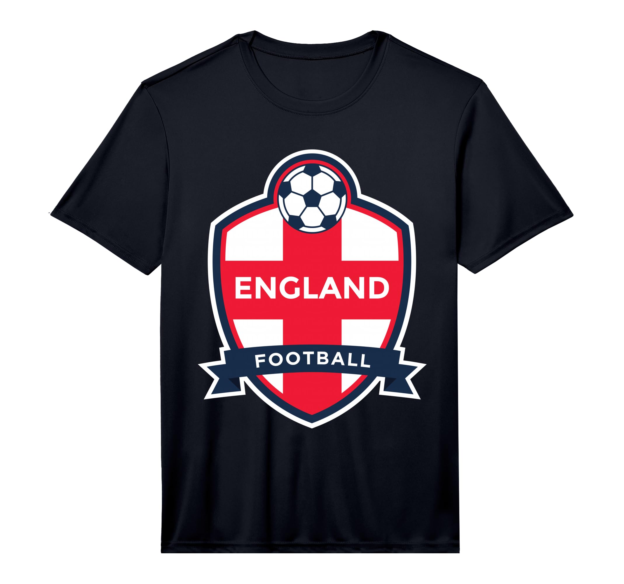 England Flag Football Soccer English Fan T-Shirt - Graphic Print Men Women