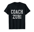Coach Zuri Custom Football Soccer T-Shirt - Streetwear Style for Adults