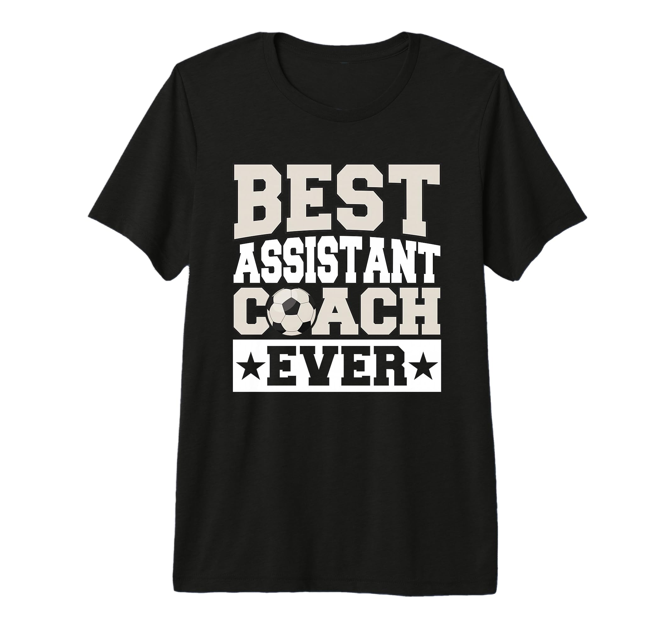Best Soccer Assistant Coach Ever Tri T-Shirt - Graphic Print Men Women