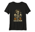 Womens Halloween Soccer Mom Soccer Mom T-Shirt - Unique Graphic Men Women