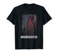 Moorish American Morocco Flag T-Shirt - Streetwear Style Men Women