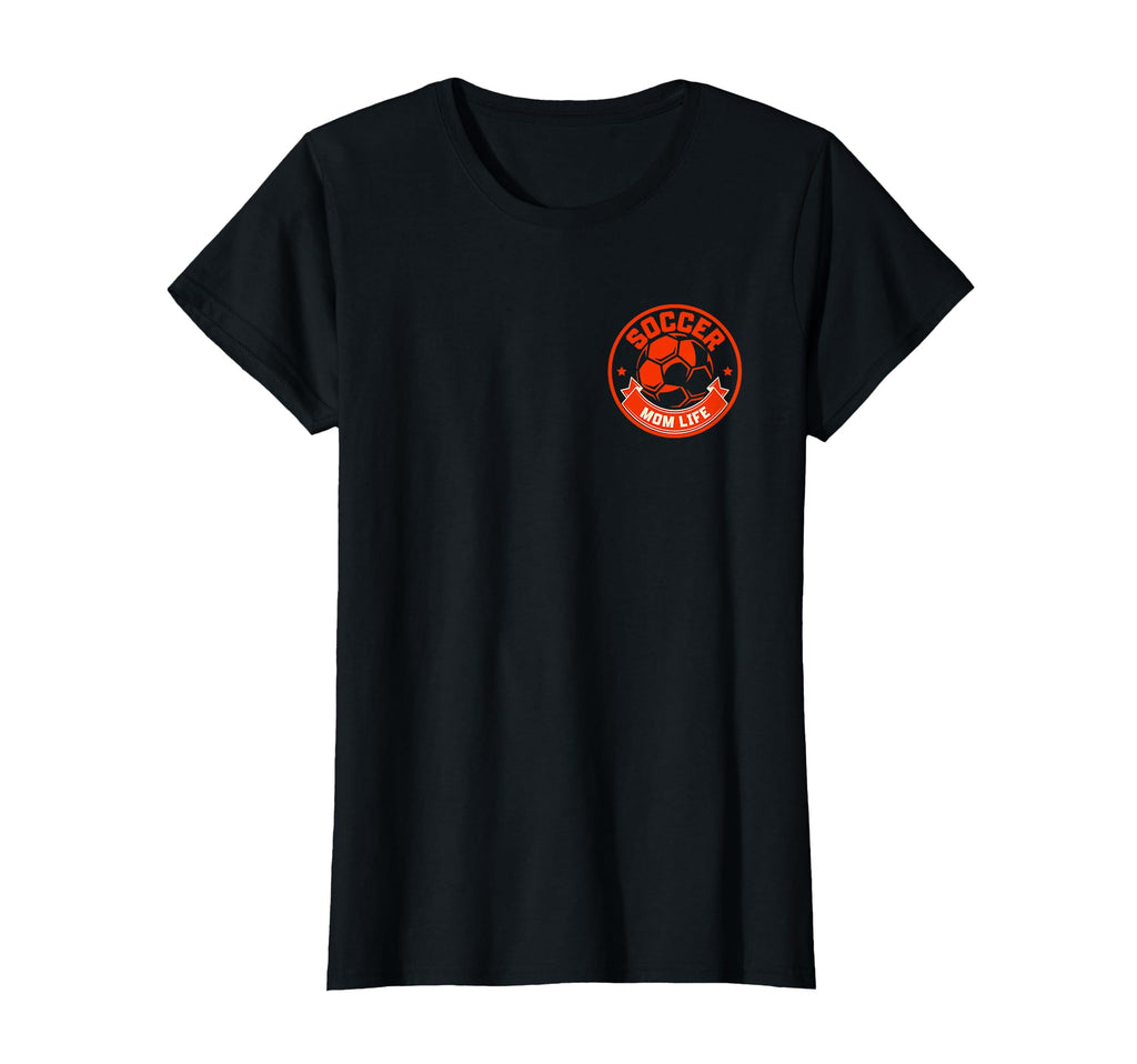 Soccer Mom Life Red Circle Logo T-Shirt - Casual Everyday Wear for Adults