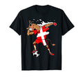 Danish Camel Denmark Flag Soccer T-Shirt - Trendy Graphic Men Women
