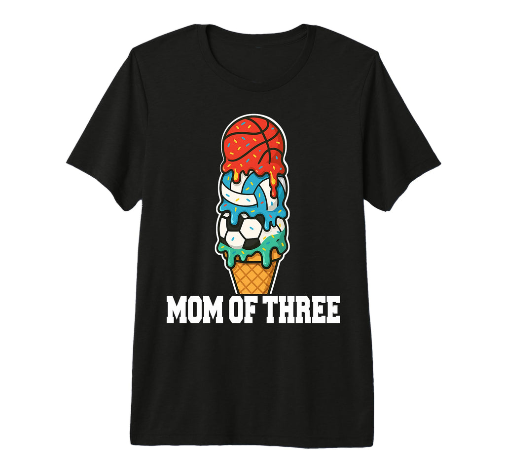 Basketball Soccer Volleyball Mom Ice T-Shirt - Streetwear Style Unisex