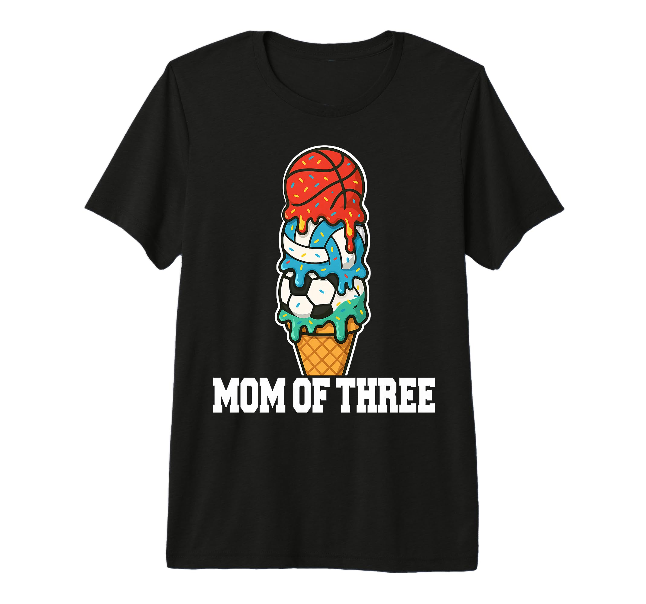 Basketball Soccer Volleyball Mom Ice T-Shirt - Streetwear Style Unisex
