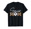 Soccer Mom Leopard Ball T-Shirt - Unique Graphic Unisex