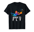 Born To Fly Goalie Soccer Funny T-Shirt - Aesthetic Graphic Unisex