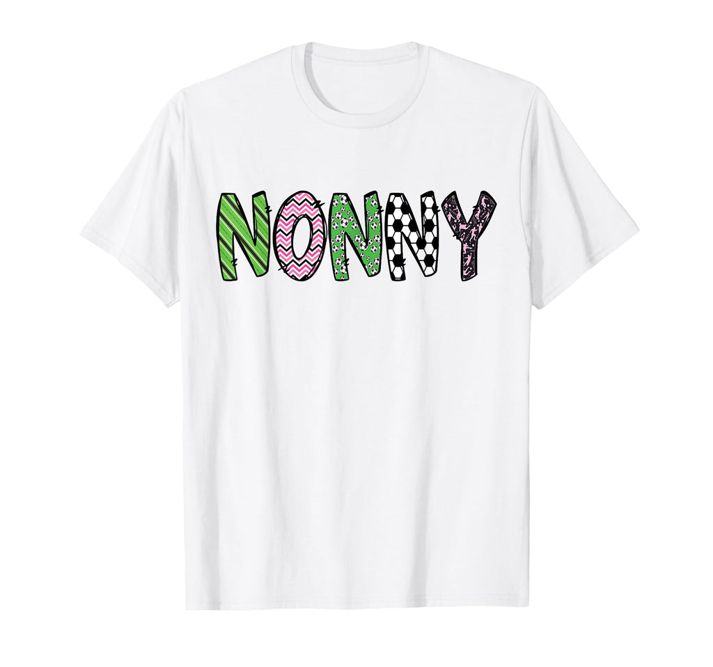 Soccer Nonny Funny Soccer Birthday T-Shirt - Casual Everyday Wear Unisex