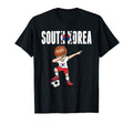 Dabbing Soccer South Korea Soccer T-Shirt - Minimalist Print for Adults
