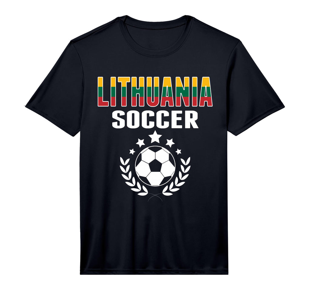 Proud Lithuania Soccer Fans Jersey T-Shirt - Unique Graphic for Adults