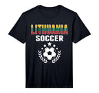 Proud Lithuania Soccer Fans Jersey T-Shirt - Unique Graphic for Adults