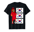 South Korean Sheik Football Soccer Flag T-Shirt - Trendy Graphic Unisex