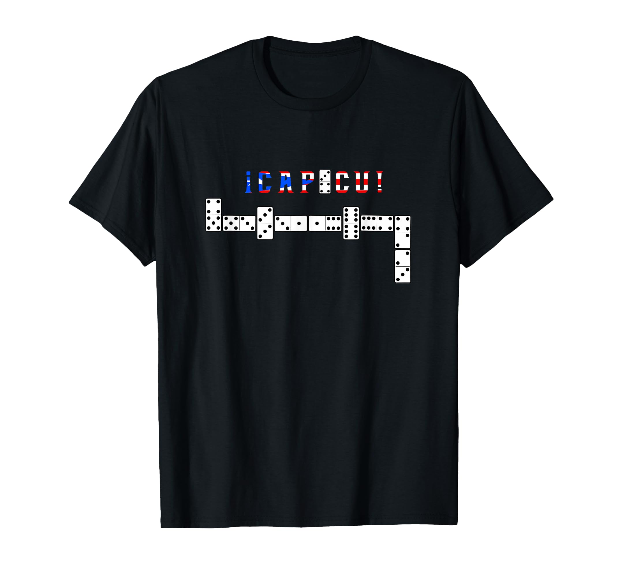 Dominoes Player Gifts Vibes Capicu T-Shirt - Fun Novelty Design for Adults