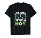 Grandma Birthday Soccer Family Party T-Shirt - Minimalist Print Unisex