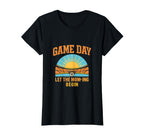 Game Day Let Mom Ing Begin Soccer Parent T-Shirt - Minimalist Print Unisex