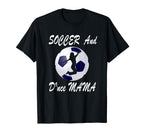 Football Soccer And Dance Mama Dance T-Shirt - Trendy Graphic for Adults