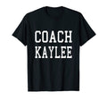 Coach Kaylee Custom Football Soccer T-Shirt - Aesthetic Graphic Unisex
