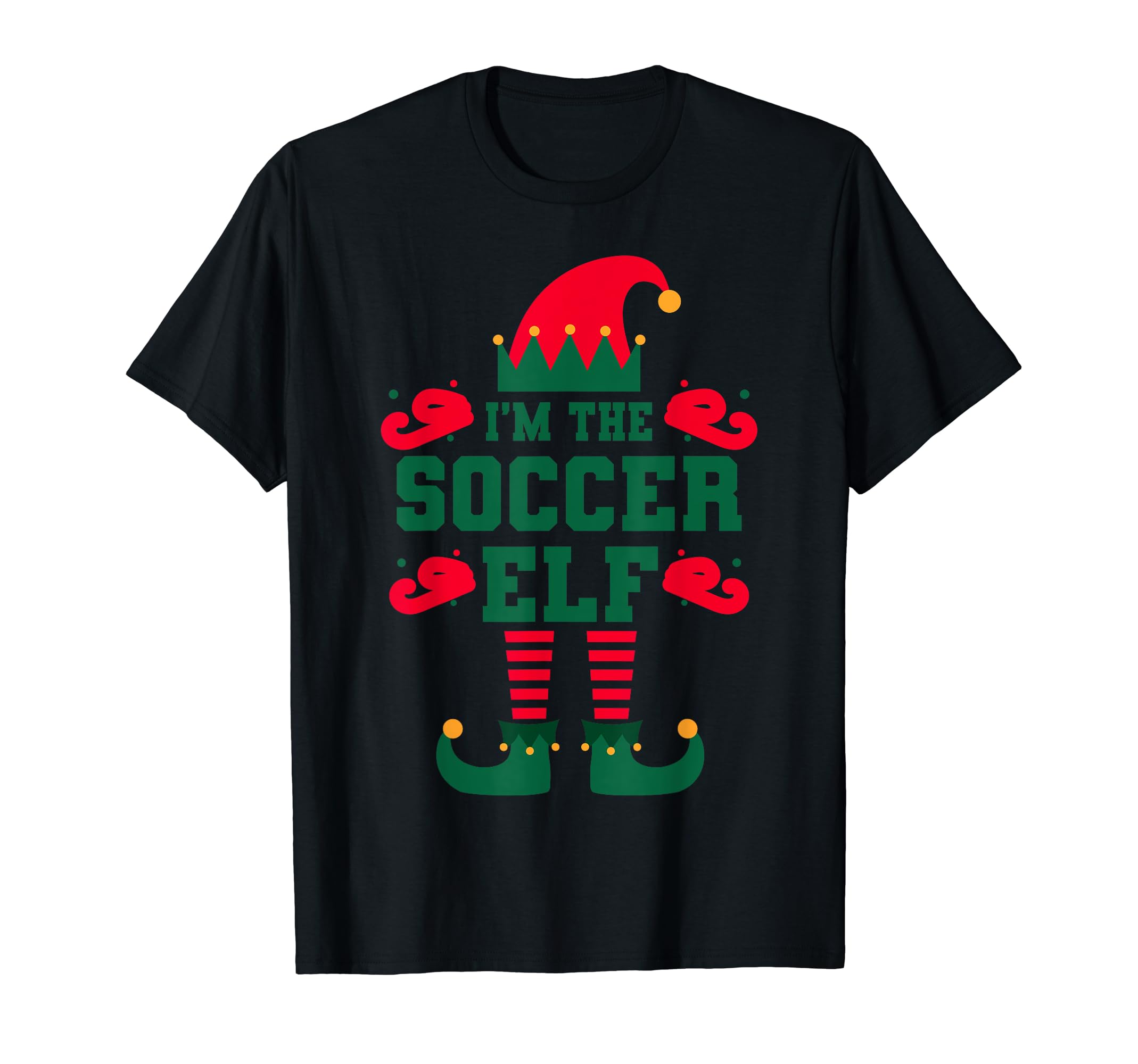 Matching Family Im Soccer Elf T-Shirt - Unique Graphic Men Women