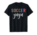Soccer Yaya Leopard Mom Player Game Day T-Shirt - Trendy Graphic Men Women
