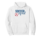 Soccer Squad Fan Training Soccer Hoodie - Casual Everyday Wear for Adults