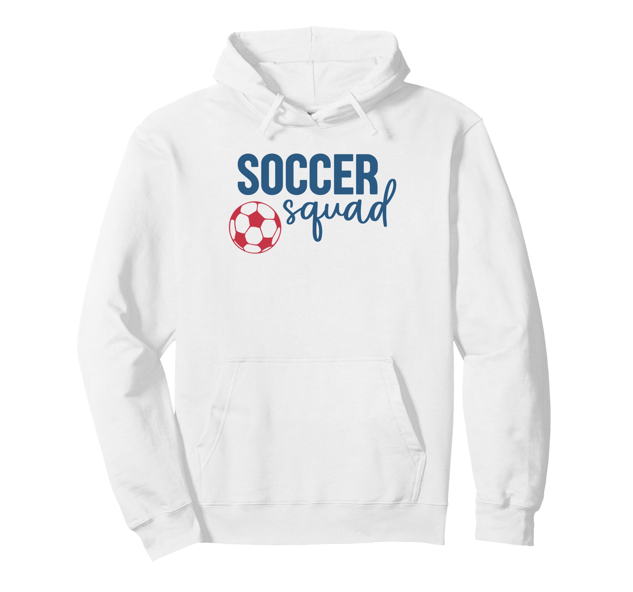 Soccer Squad Fan Training Soccer Hoodie - Casual Everyday Wear for Adults